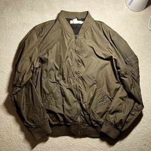Olive Military Bomber Jacket